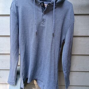 NYC Gray Hooded Sweatshirt for Men